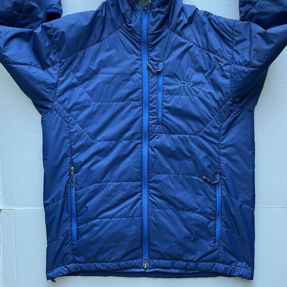 Outdoor Research Primaloft Insulated Windstopper Hooded Havoc Jacket Mens XL - Picture 3 of 16